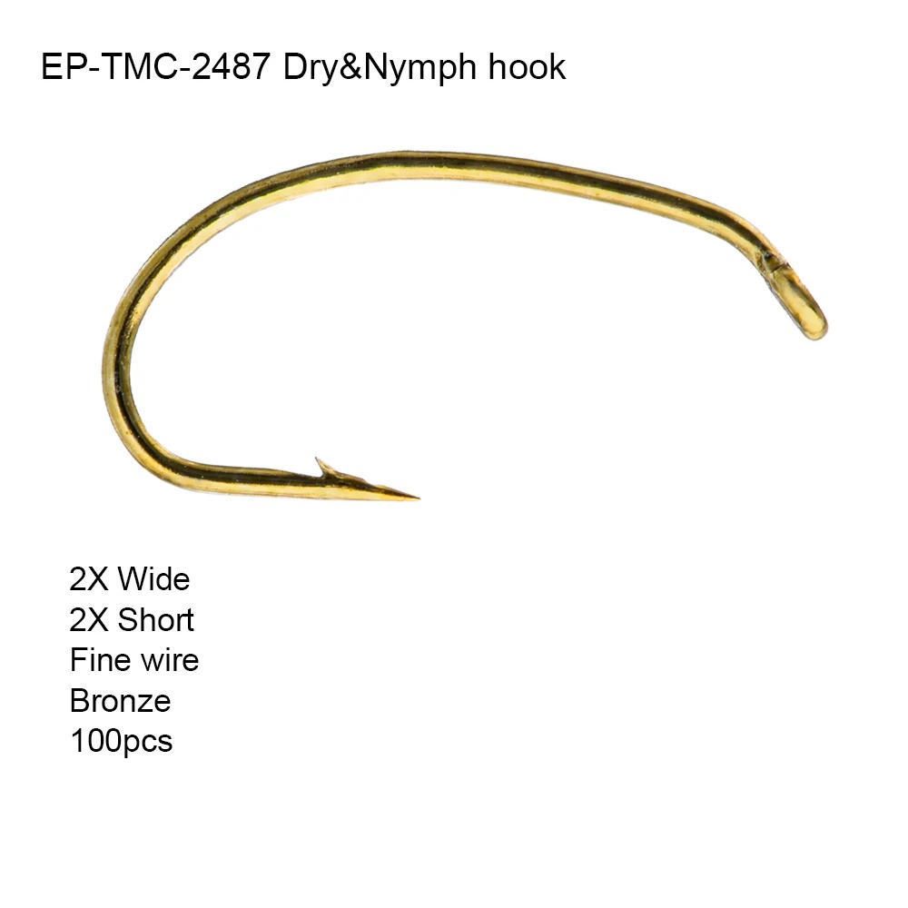 Eupheng 100pcs EP-TMC2487 Dry  - đánh giá và giá Fishing Hook Barbless