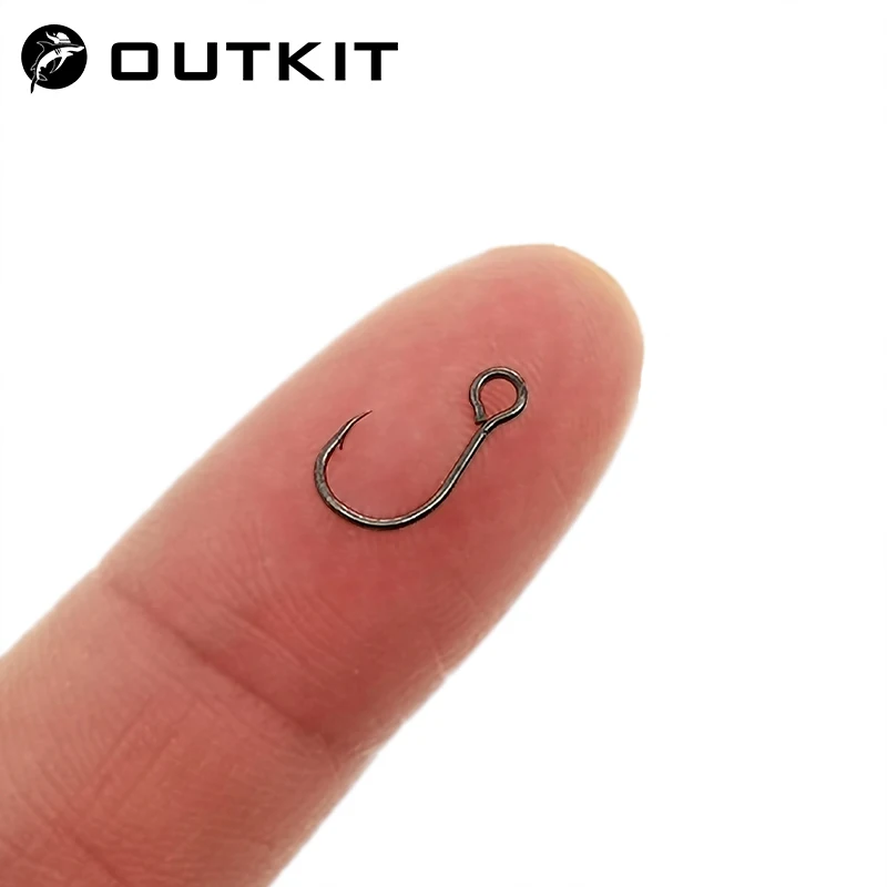 OUTKIT 12 Cho Mồi Dụ Cá Dự Phò - đánh giá và giá Fishing Hook Barbless