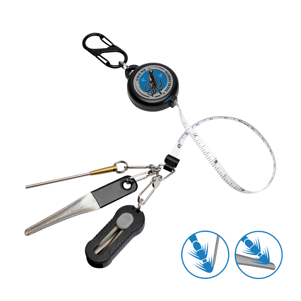 4in1 Eging Fishing Kit Retract - đánh giá và giá Fishing Hook Sharpener