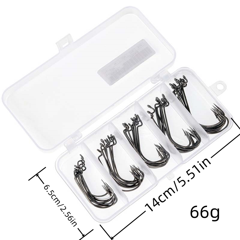 50Pcs/Box High Carbon Steel Fi - đánh giá và giá Fishing Hook Stainless Steel