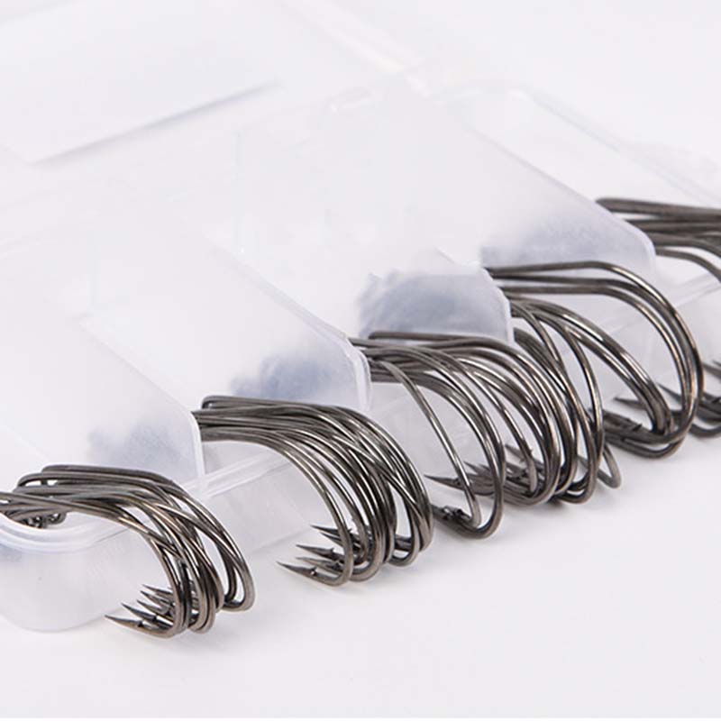 50Pcs/Box High Carbon Steel Fi - đánh giá và giá Fishing Hook Stainless Steel